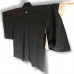 HAORI FORMEL DOUBLÉ SOIE NOIRE À KAMON 007-177 (L)